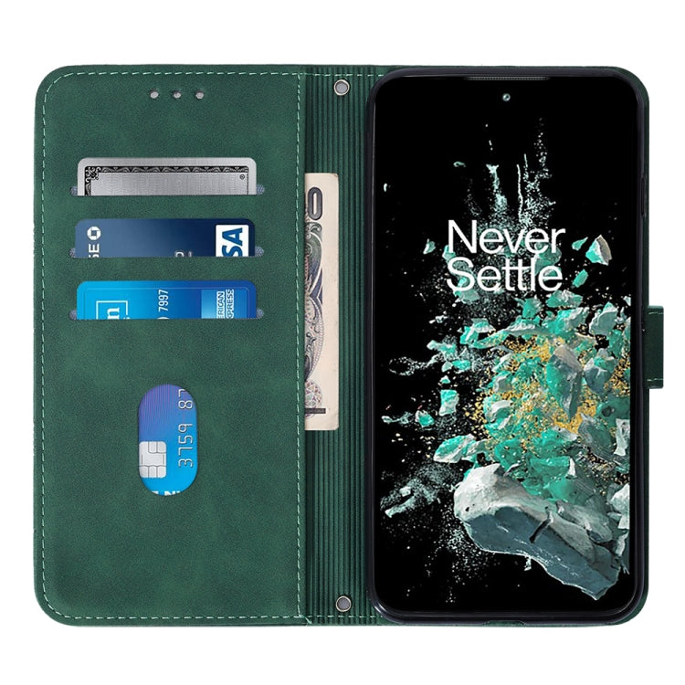 For OnePlus 10T 5G Global Crossbody 3D Embossed Flip Leather Phone Case