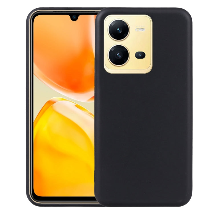 For vivo X80/V25 5G Lite TPU Phone Case(Black)