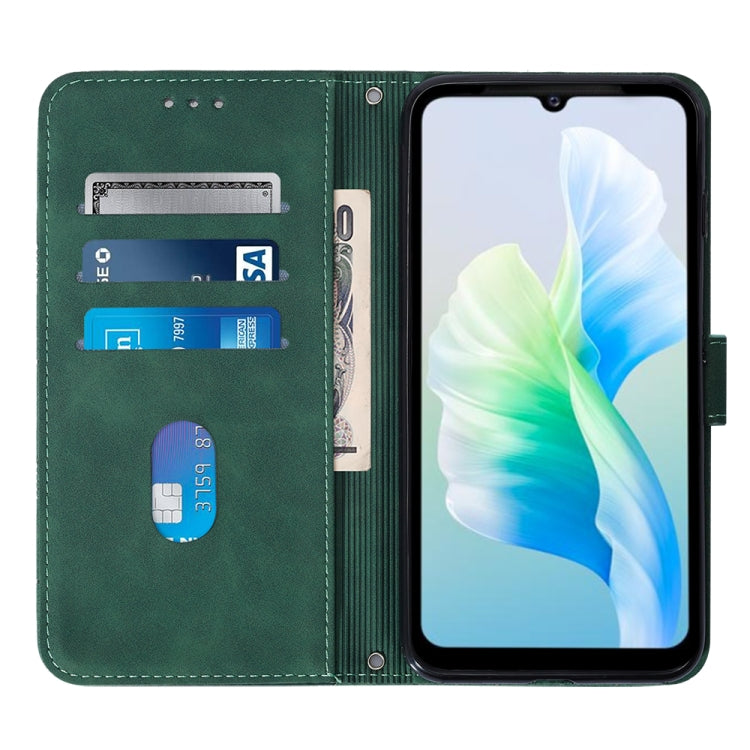 For vivo S10e 5G / V23e 4G&5G /Y75 4G Crossbody 3D Embossed Flip Leather Phone Case