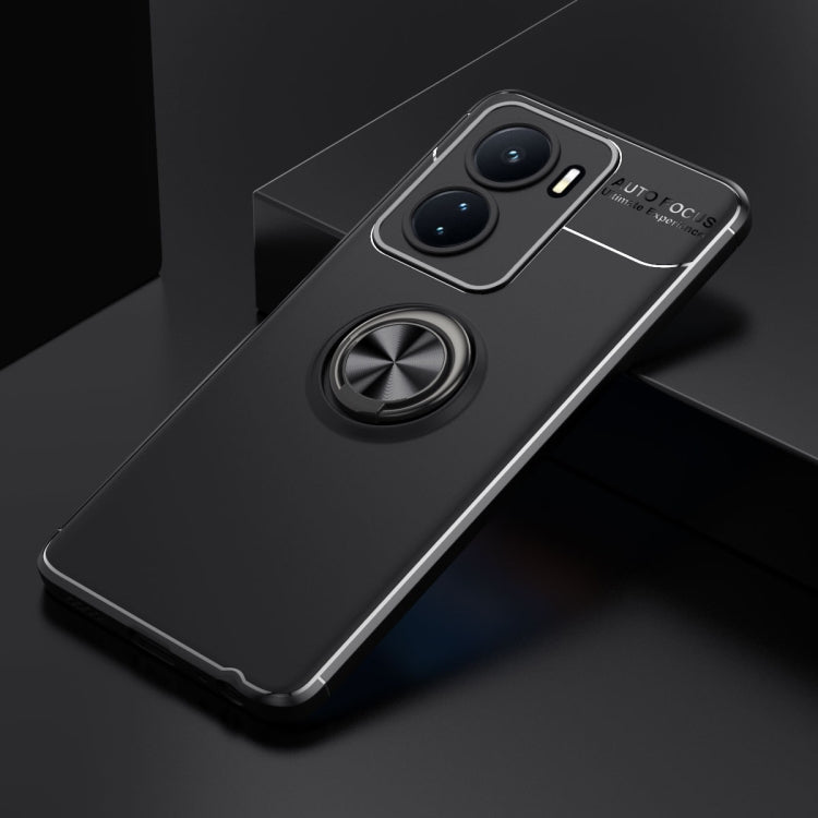 For vivo iQOO Z6 5G Metal Ring Holder TPU Phone Case