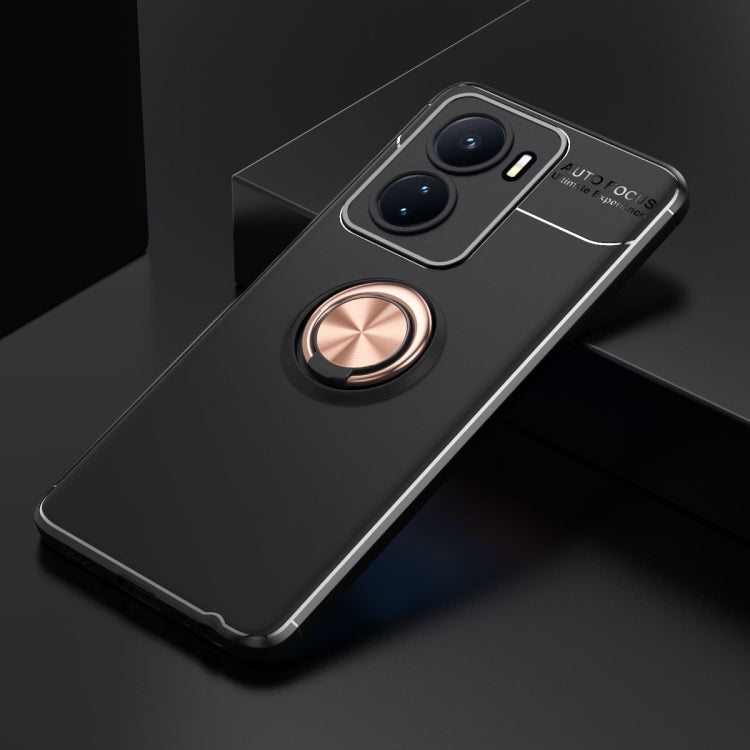 For vivo iQOO Z6 5G Metal Ring Holder TPU Phone Case