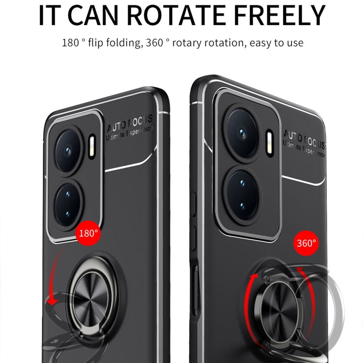 For vivo iQOO Z6 5G Metal Ring Holder TPU Phone Case