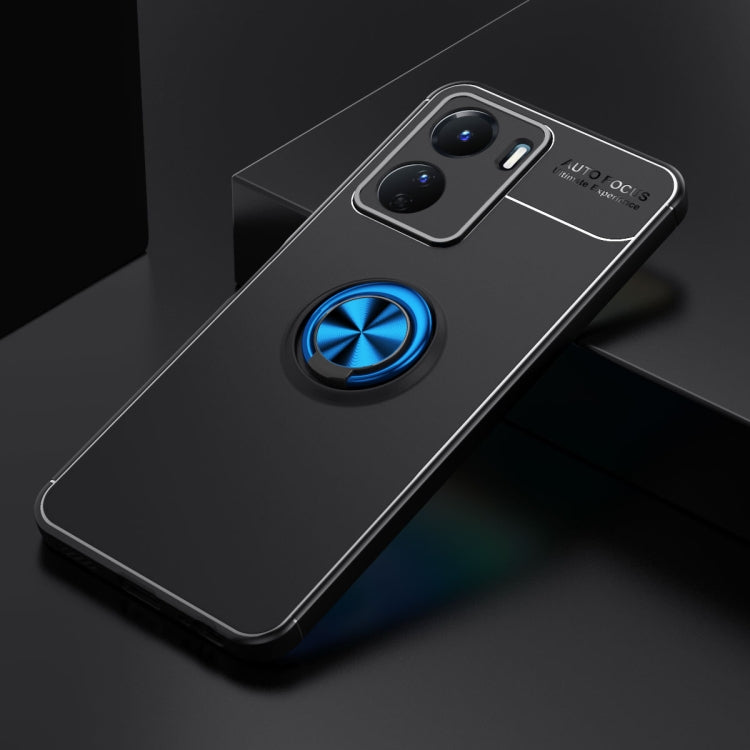 For vivo Y16 Metal Ring Holder TPU Phone Case