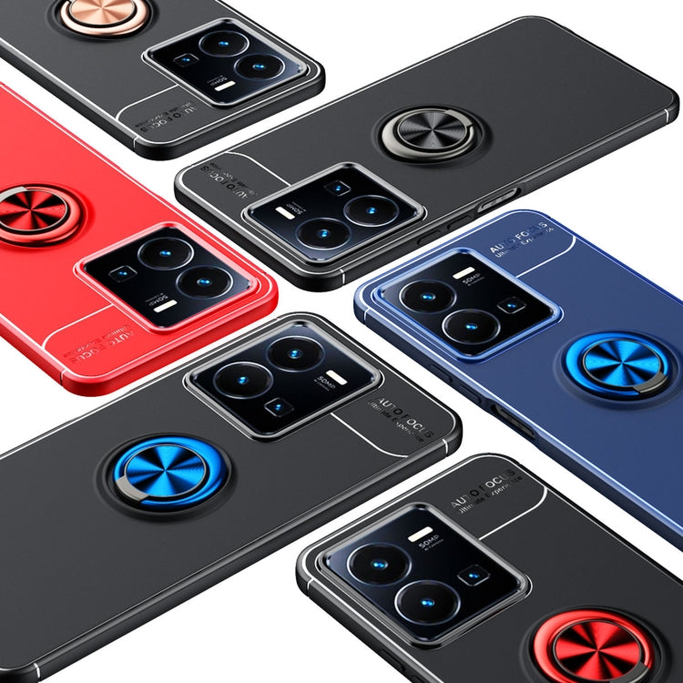 For vivo Y35 / Y22S Metal Ring Holder TPU Phone Case