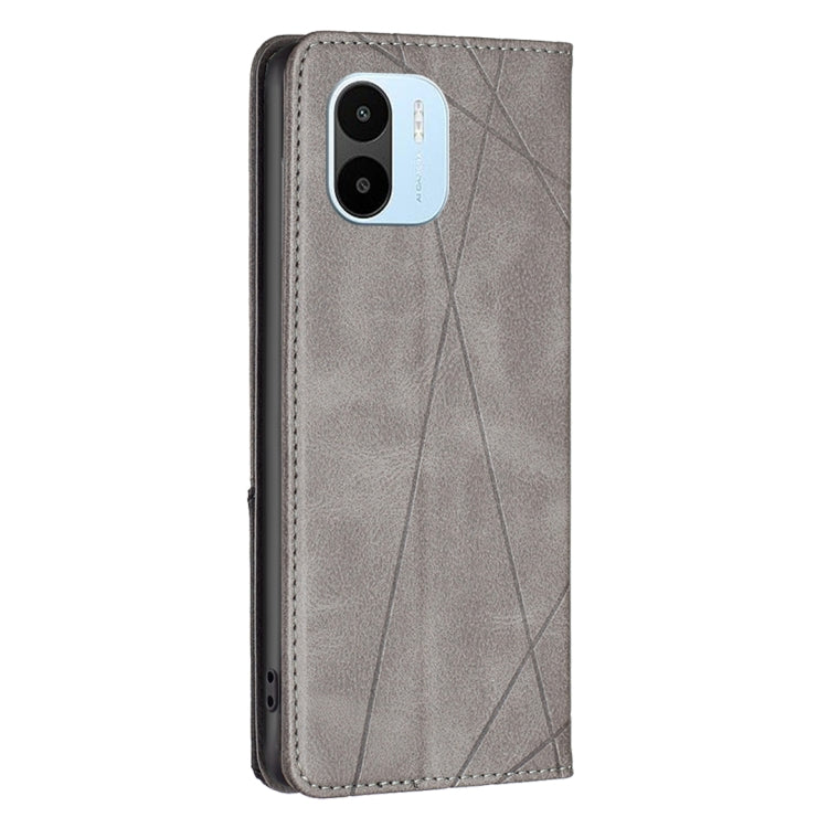 For Xiaomi Redmi A1/Redmi A1+ Prismatic Invisible Magnetic Leather Phone Case