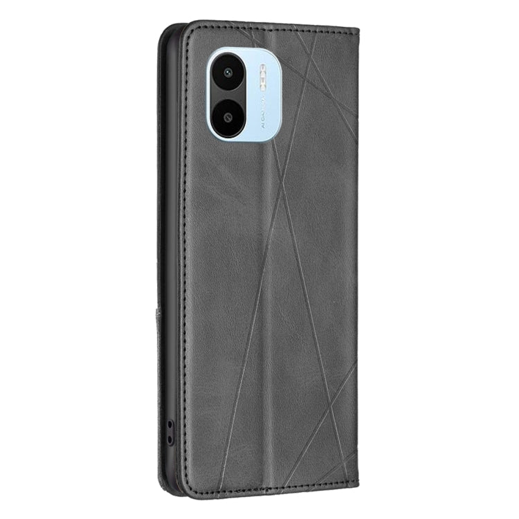 For Xiaomi Redmi A1/Redmi A1+ Prismatic Invisible Magnetic Leather Phone Case