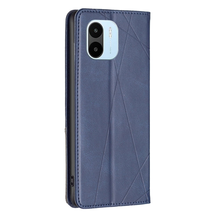 For Xiaomi Redmi A1/Redmi A1+ Prismatic Invisible Magnetic Leather Phone Case