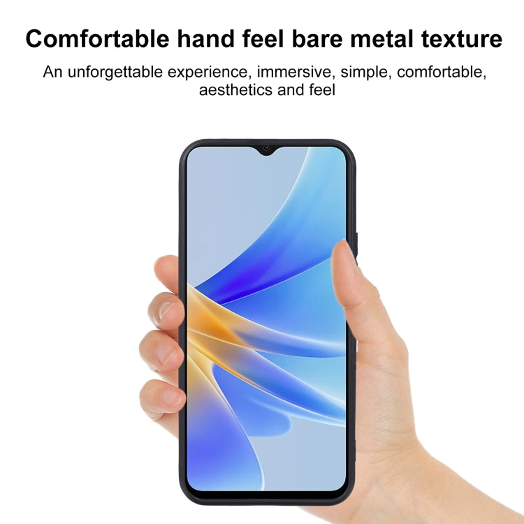 For OPPO A17 TPU Phone Case(Black)