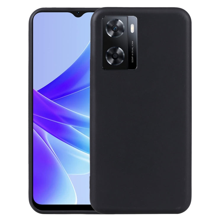 For OPPO A77s TPU Phone Case(Black)