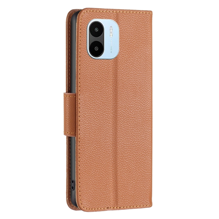 For Xiaomi Redmi A1/Redmi A1+ Litchi Texture Pure Color Leather Phone Case