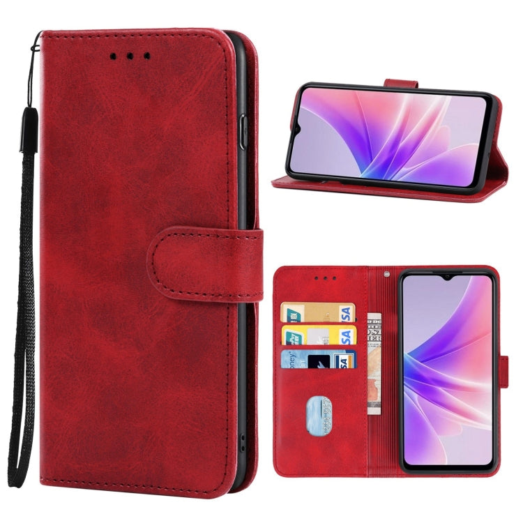For OPPO A77s Leather Phone Case