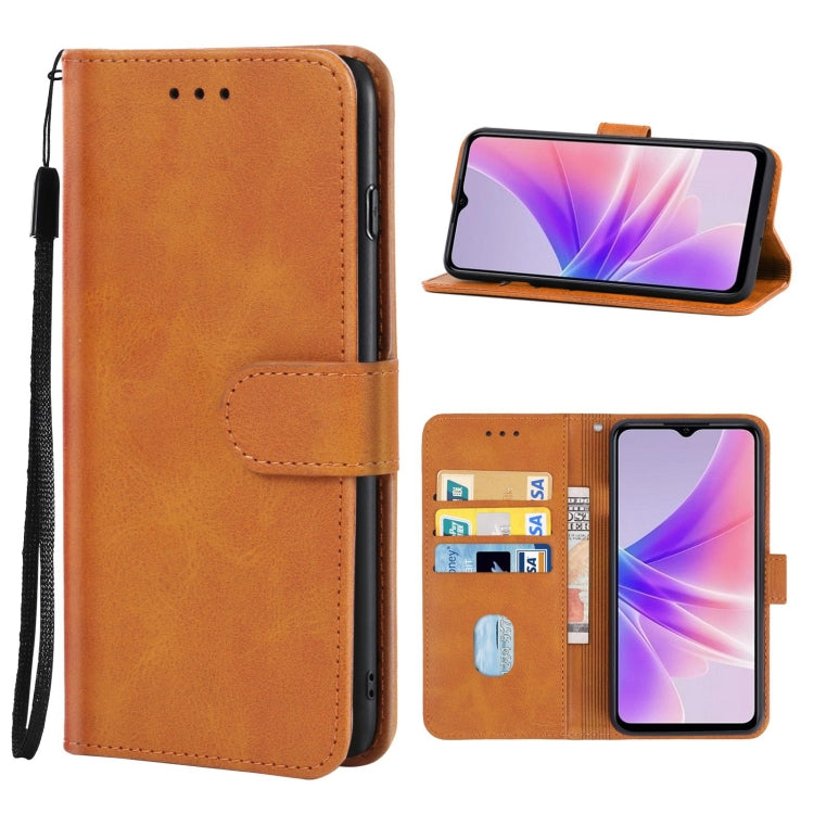 For OPPO A77s Leather Phone Case