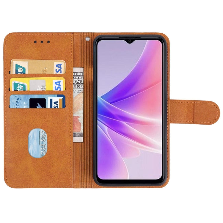 For OPPO A77s Leather Phone Case