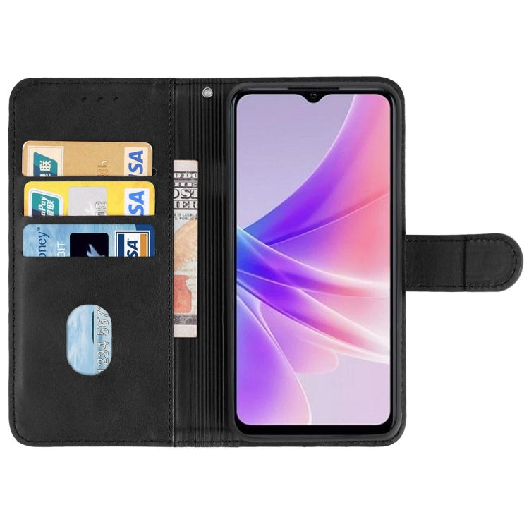 For OPPO A77s Leather Phone Case