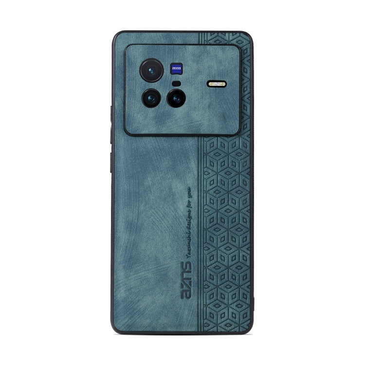 For vivo X80 AZNS 3D Embossed Skin Feel Phone Case