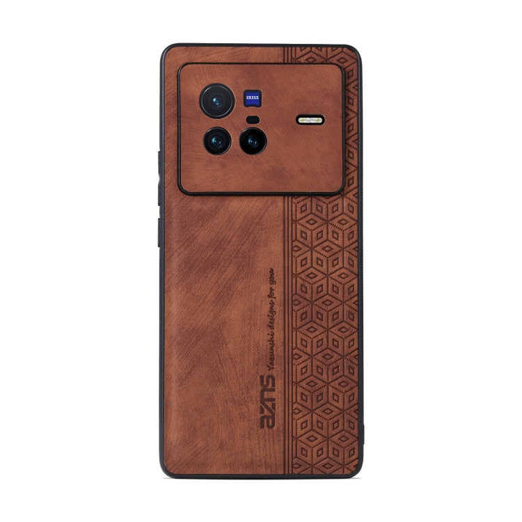 For vivo X80 AZNS 3D Embossed Skin Feel Phone Case