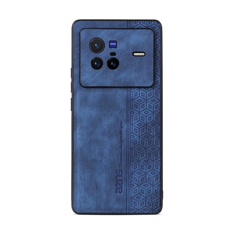 For vivo X80 AZNS 3D Embossed Skin Feel Phone Case