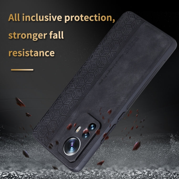 For Xiaomi 12 / 12S / 12X AZNS 3D Embossed Skin Feel Phone Case