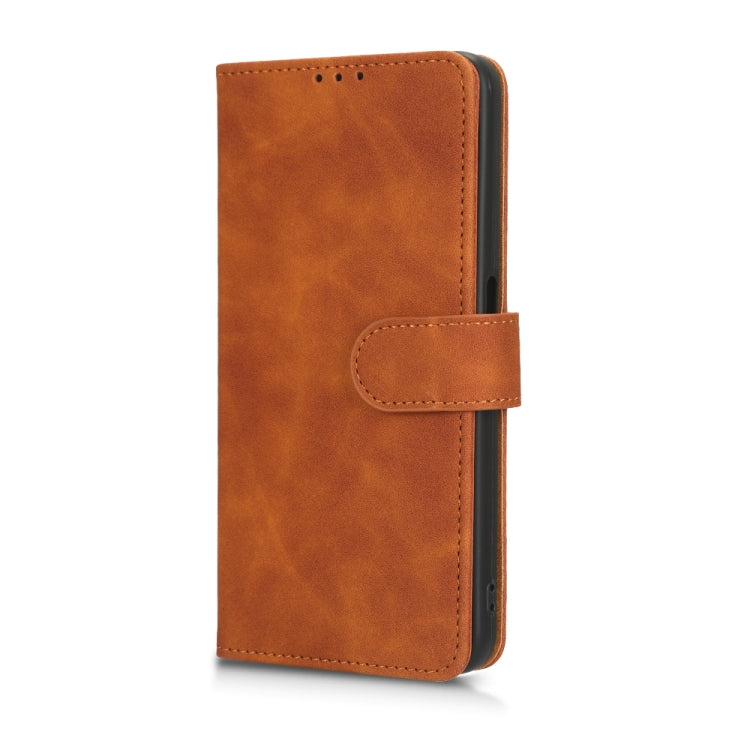 For Realme V23 5G / OPPO A57 5G Skin Feel Magnetic Flip Leather Phone Case