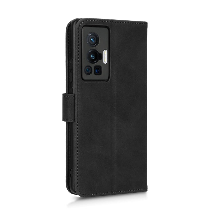 For vivo X70 Pro Skin Feel Magnetic Flip Leather Phone Case