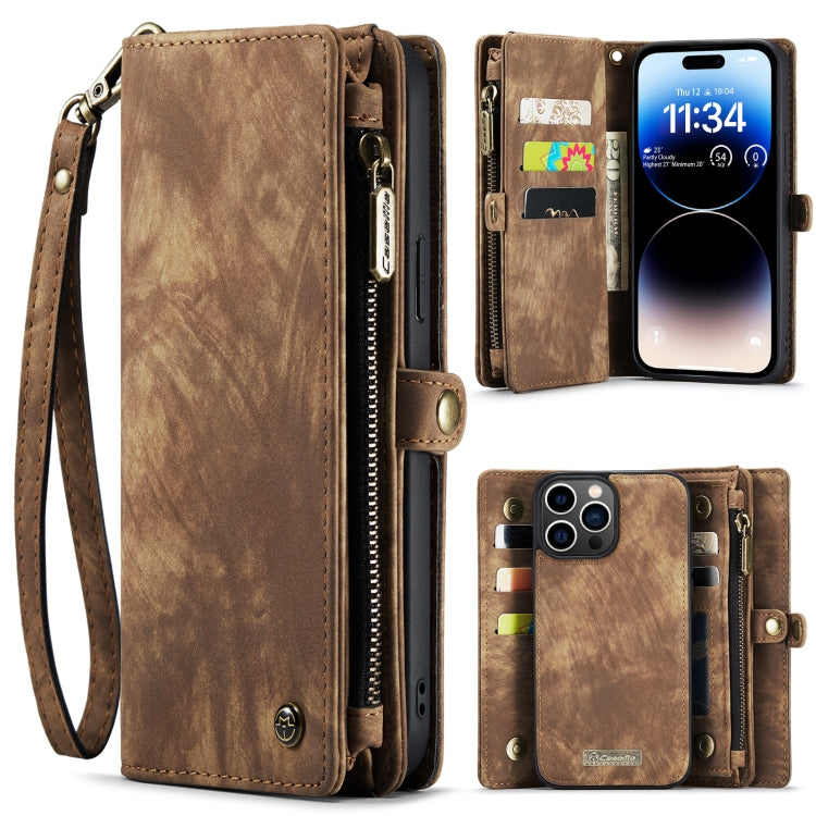 For iPhone 14 Pro Max CaseMe 008 Detachable Multifunctional Leather Phone Case