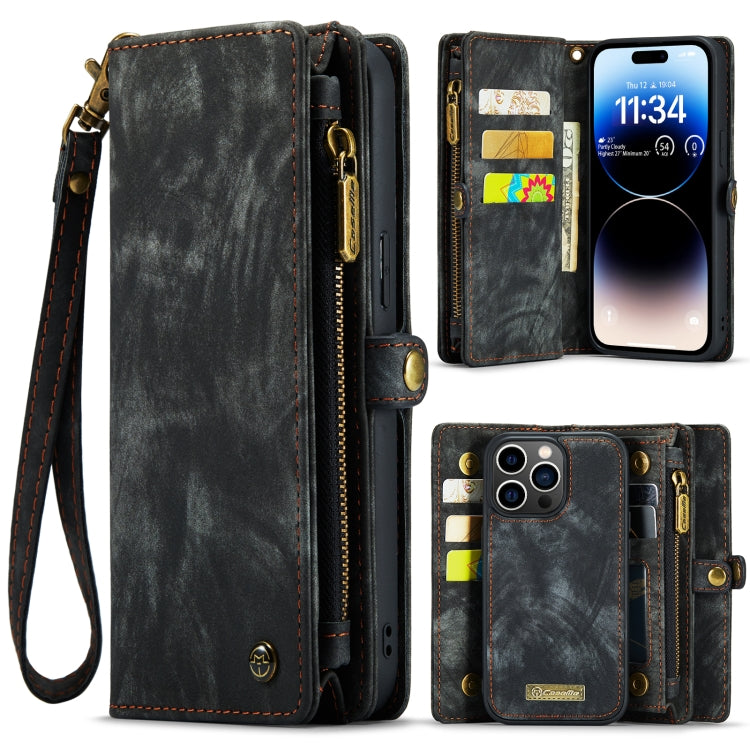 For iPhone 14 Pro Max CaseMe 008 Detachable Multifunctional Leather Phone Case