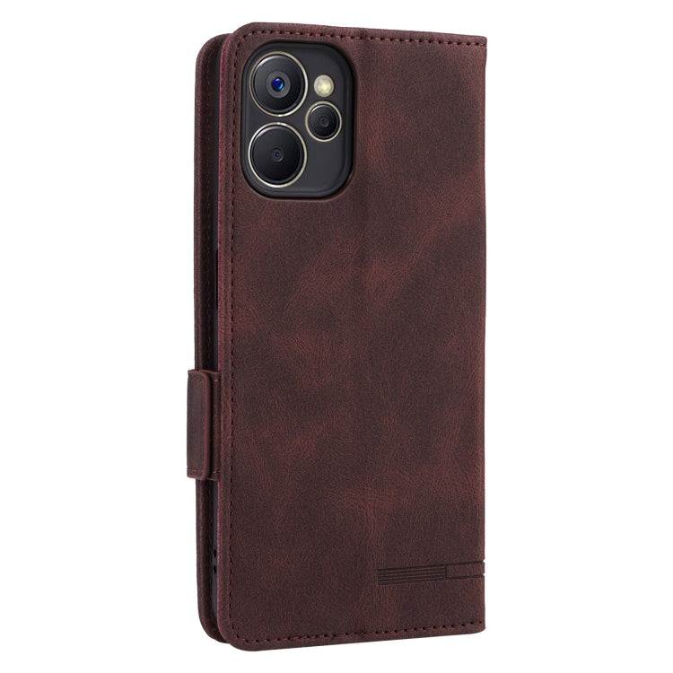 For Realme 9i 5G Magnetic Clasp Flip Leather Phone Case