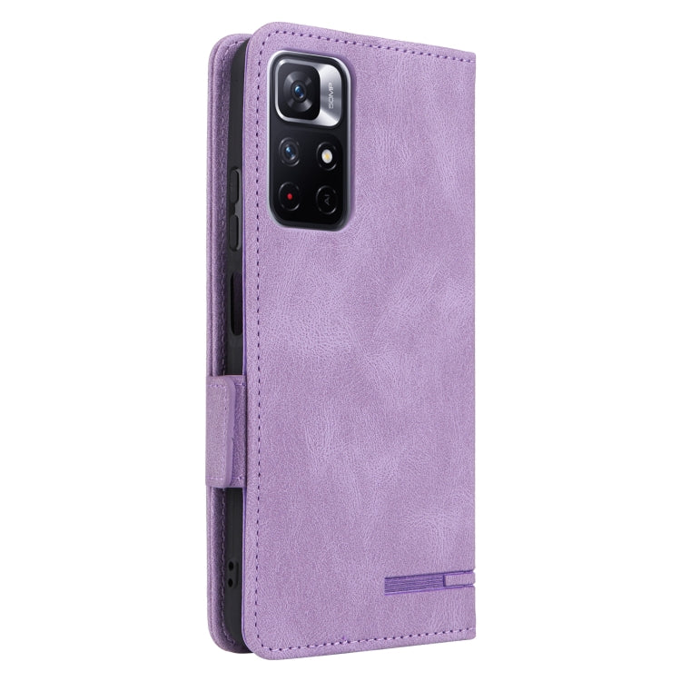 For Xiaomi Redmi Note 11S / Poco M4 Pro 5G Magnetic Clasp Flip Leather Phone Case