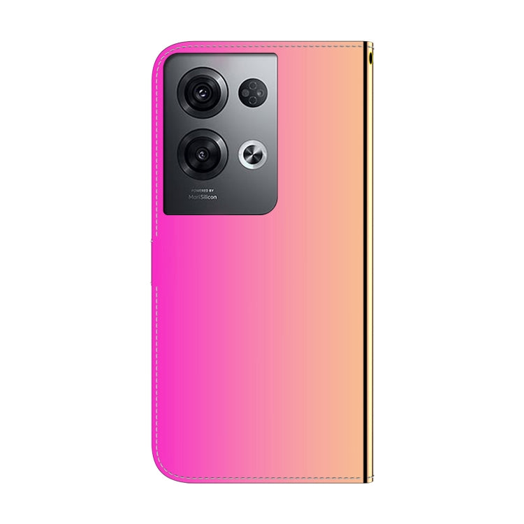 For OPPO Reno8 Pro+ Imitated Mirror Surface Flip Leather Phone Case