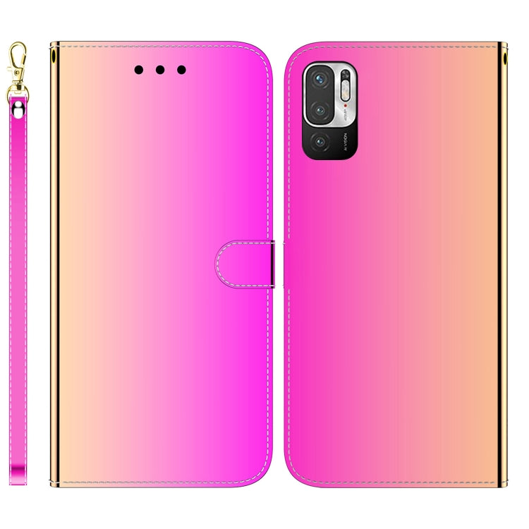 For Xiaomi Redmi Note 11T Pro / 11T Pro+ 5G Imitated Mirror Surface Flip Leather Phone Case