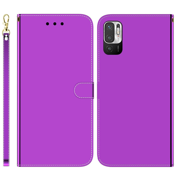 For Xiaomi Redmi Note 11T Pro / 11T Pro+ 5G Imitated Mirror Surface Flip Leather Phone Case
