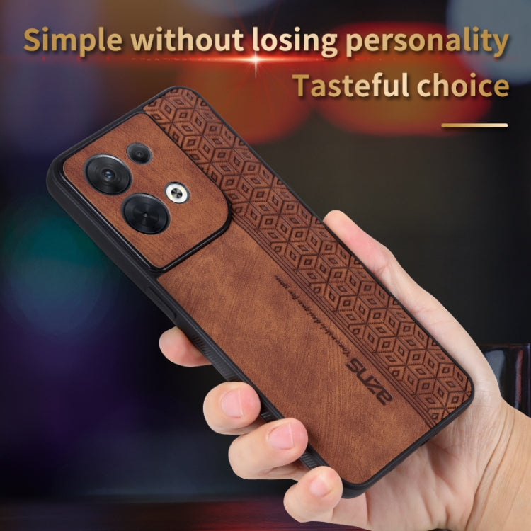 For OPPO Reno8 AZNS 3D Embossed Skin Feel Phone Case
