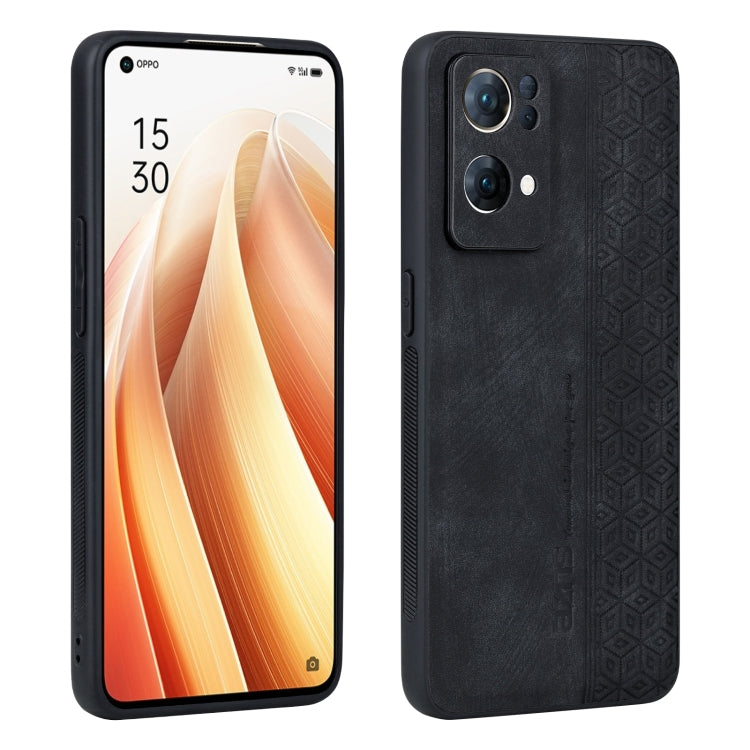 For OPPO Reno7 Pro 5G AZNS 3D Embossed Skin Feel Phone Case