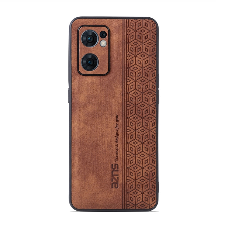 For OPPO Reno7 SE 5G AZNS 3D Embossed Skin Feel Phone Case