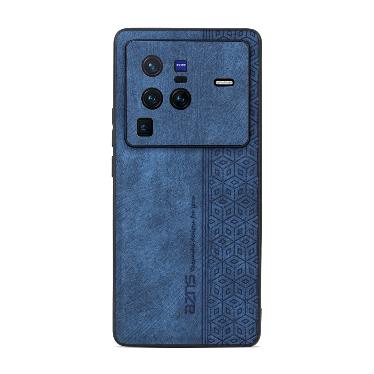 For vivo X80 Pro AZNS 3D Embossed Skin Feel Phone Case