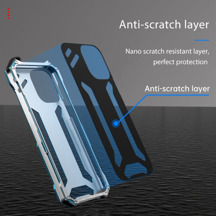 For iPhone 14 Pro Max R-JUST RJ17 Shockproof Armor Metal Phone Case