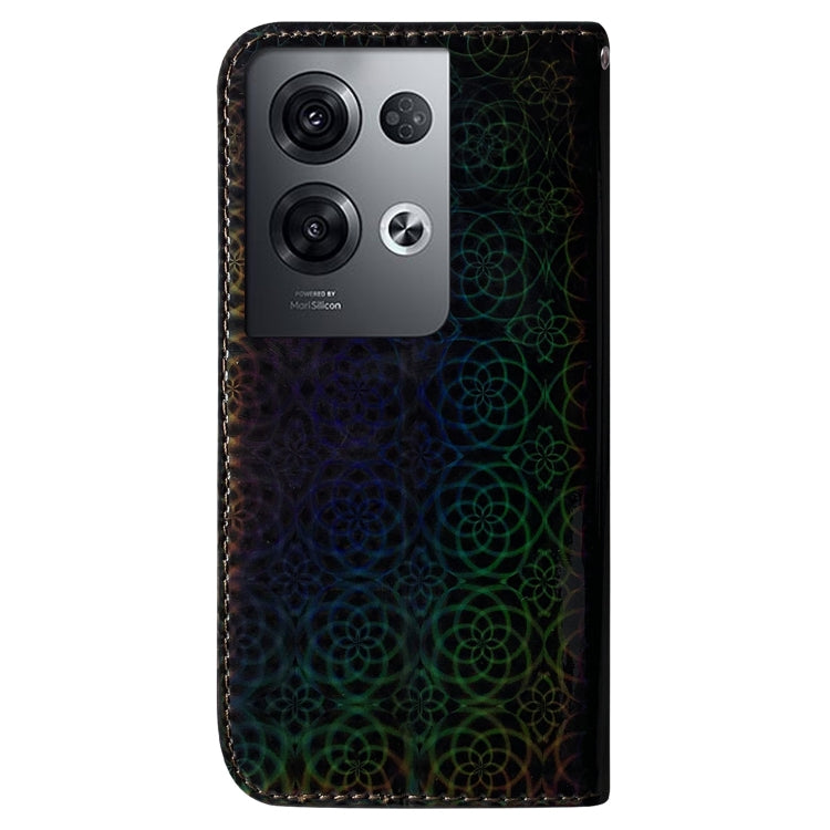 For OPPO Reno8 Pro+ Colorful Magnetic Buckle Leather Phone Case