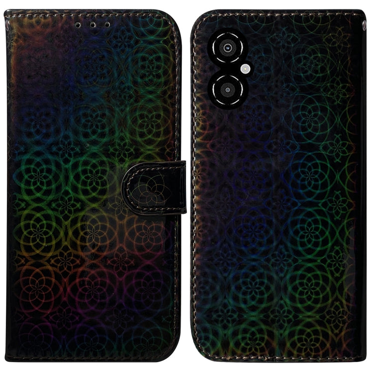 For Xiaomi Poco M4 5G Colorful Magnetic Buckle Leather Phone Case