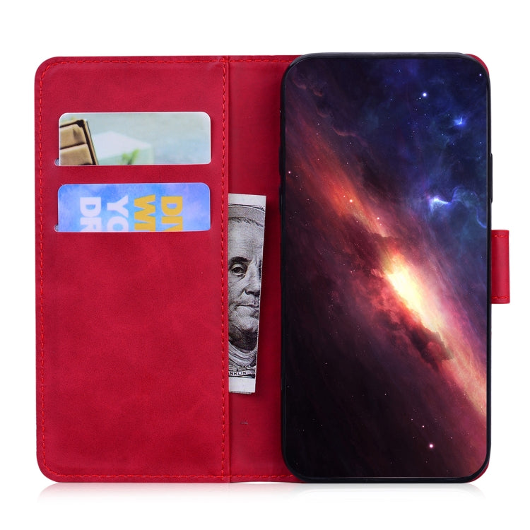 For OPPO Reno8 Skin Feel Pure Color Flip Leather Phone Case