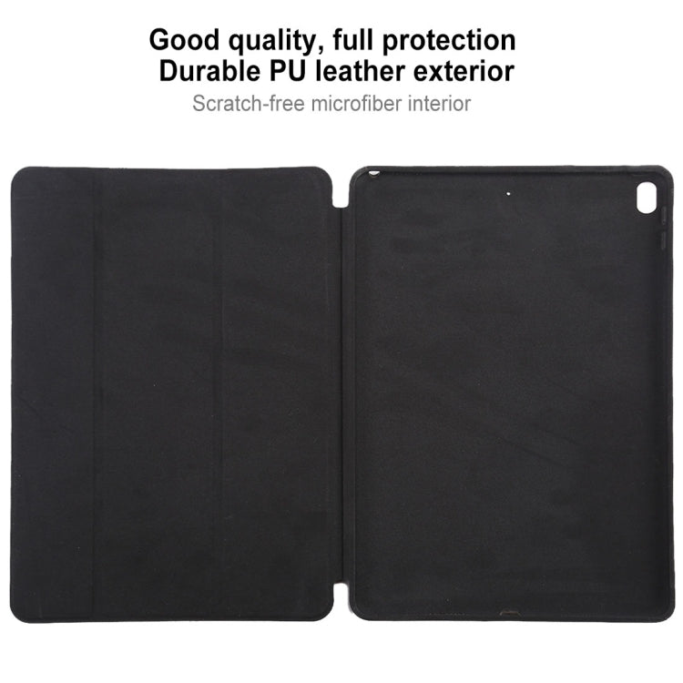 For iPad Air 3 10.5 inch Horizontal Flip Smart Leather Case with Three-folding Holder