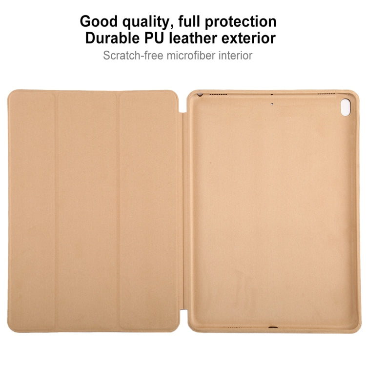 For iPad Air 3 10.5 inch Horizontal Flip Smart Leather Case with Three-folding Holder