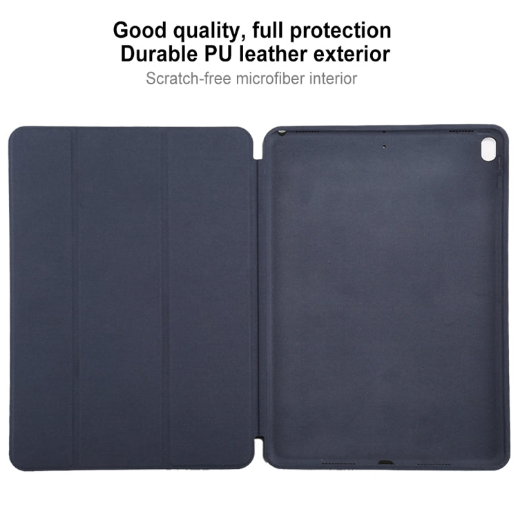 For iPad Air 3 10.5 inch Horizontal Flip Smart Leather Case with Three-folding Holder