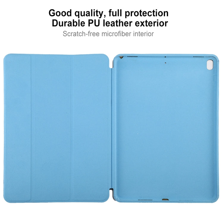 For iPad Air 3 10.5 inch Horizontal Flip Smart Leather Case with Three-folding Holder