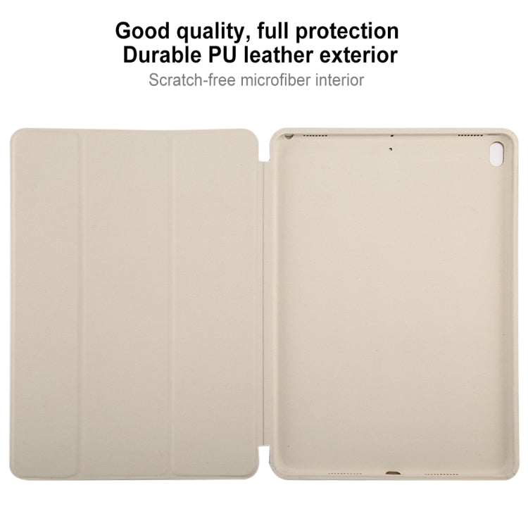 For iPad Air 3 10.5 inch Horizontal Flip Smart Leather Case with Three-folding Holder