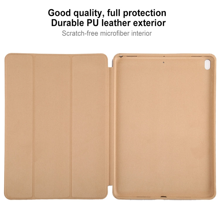 For iPad Air 3 10.5 inch Horizontal Flip Smart Leather Case with Three-folding Holder