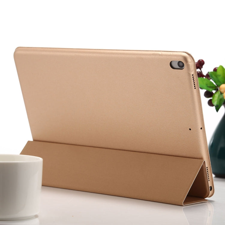 For iPad Air 3 10.5 inch Horizontal Flip Smart Leather Case with Three-folding Holder