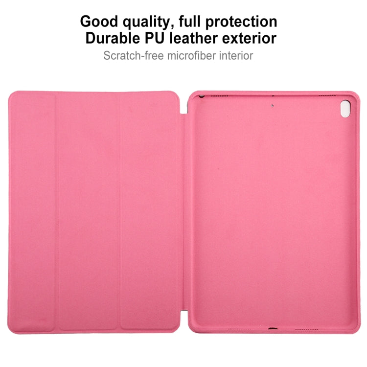 For iPad Air 3 10.5 inch Horizontal Flip Smart Leather Case with Three-folding Holder