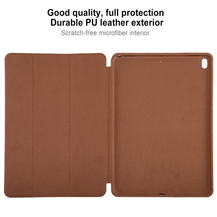 For iPad Air 3 10.5 inch Horizontal Flip Smart Leather Case with Three-folding Holder