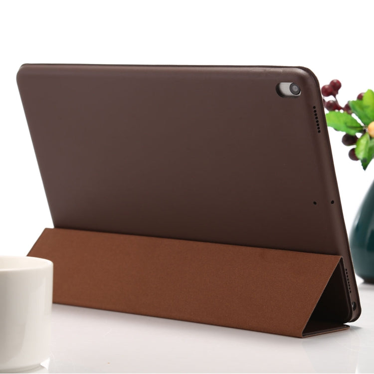 For iPad Air 3 10.5 inch Horizontal Flip Smart Leather Case with Three-folding Holder