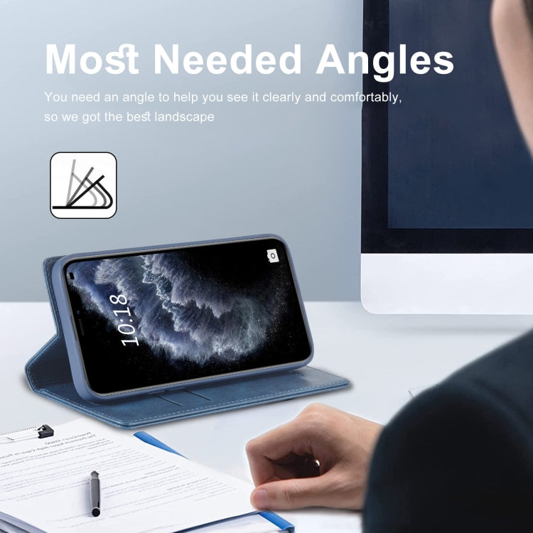 For iPhone 11 Pro Max LC.IMEEKE RFID Anti-theft Leather Phone Case